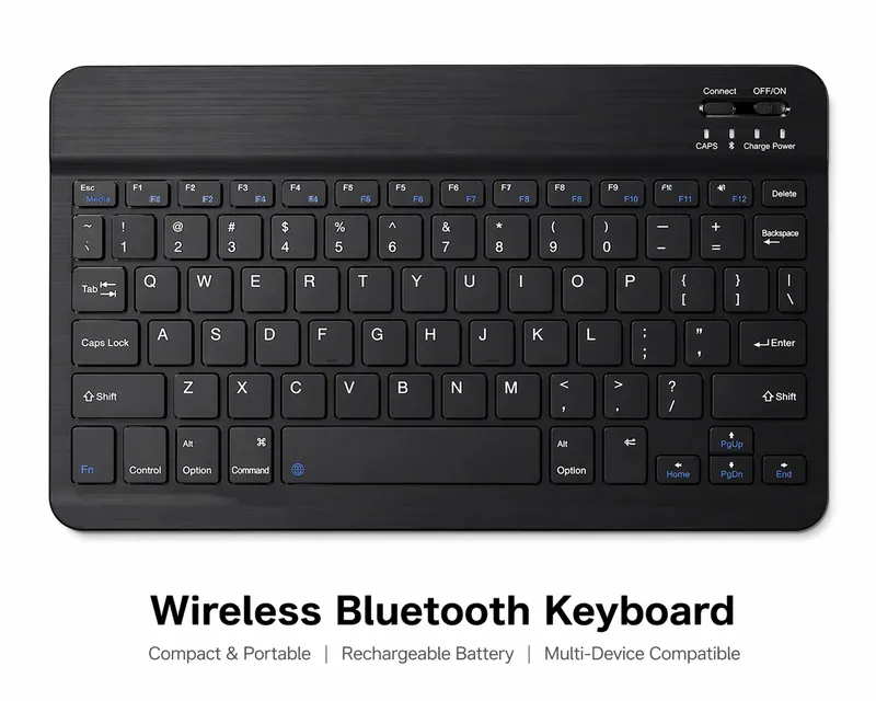 Ultra-Slim Wireless Bluetooth Keyboard