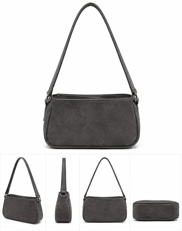 Genuine leather shoulder bag