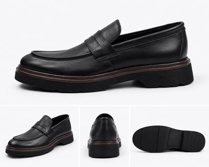 Black men's loafer