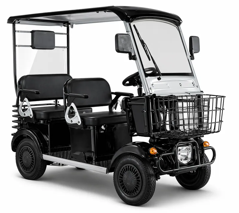 Electric four-wheeled cart