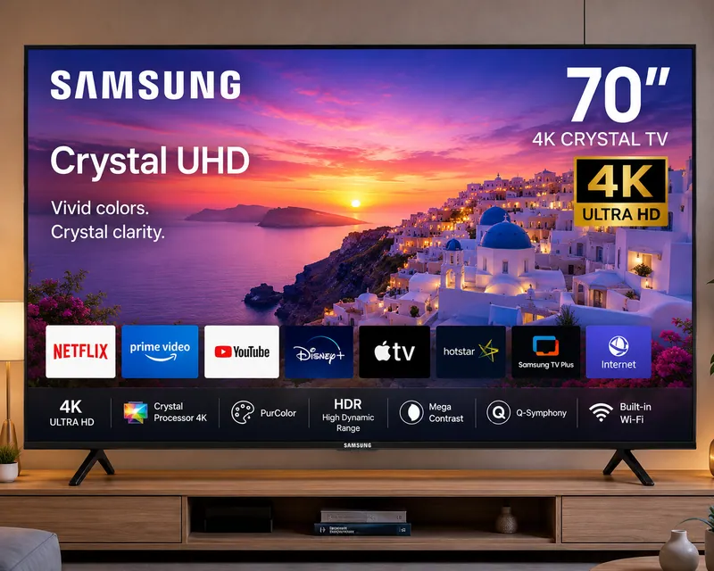 Samsung 70'' 4K Crystal TV